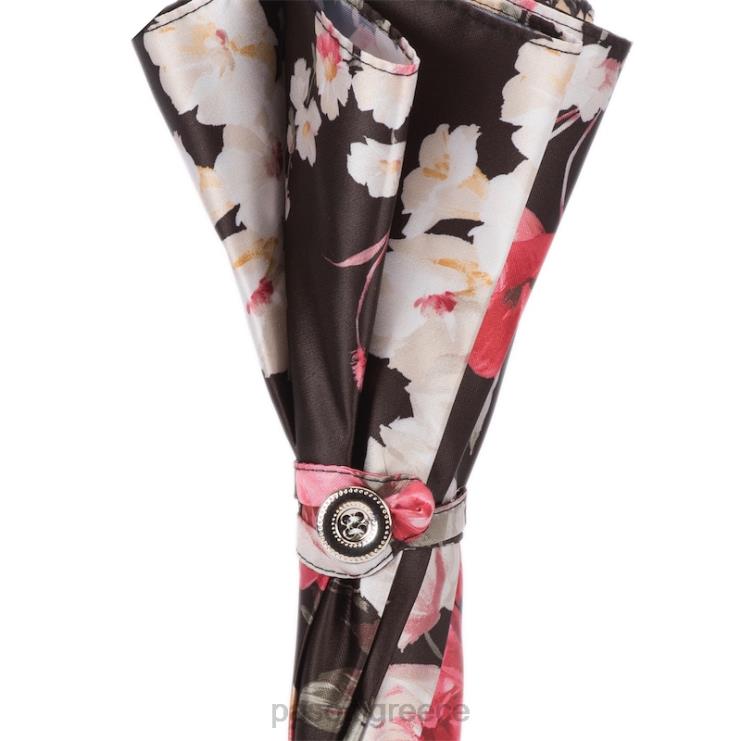 ομπρέλα | PASOTTI 354ne 52693-68 d4 - ανθισμένη ομπρέλα με λαβή από μπαμπού 2N6B8642 γυναίκες